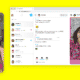 snapchats messaging and calling features land on a new set of screens