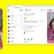 snapchats messaging and calling features land on a new set of screens