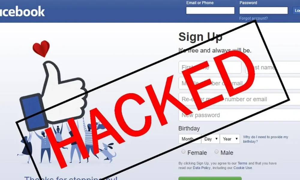 facebook hacked