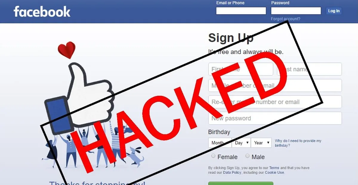 facebook hacked