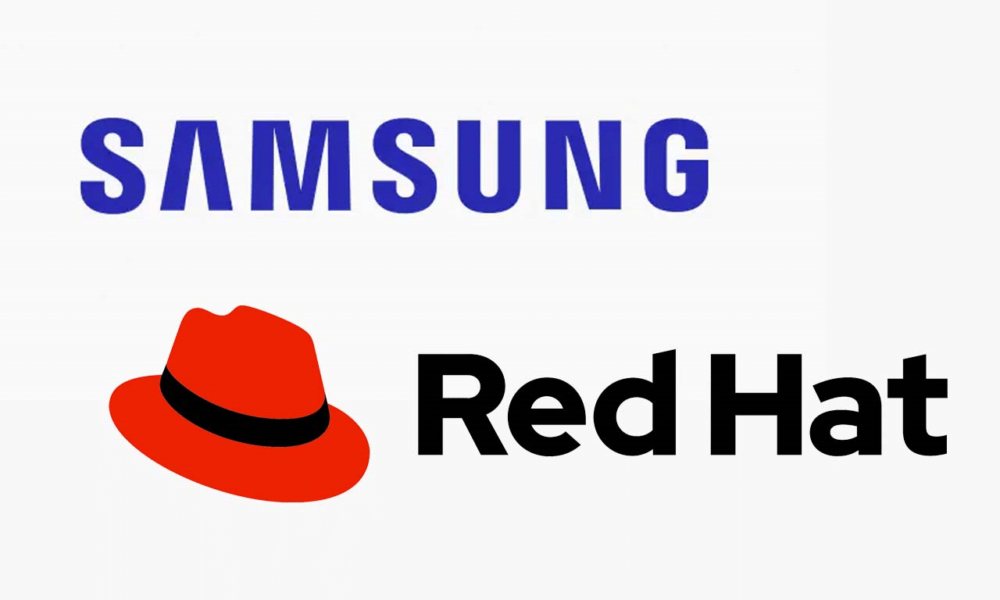 samsung red hat logo