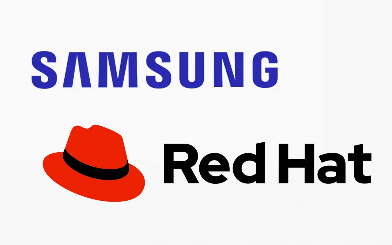 samsung red hat logo