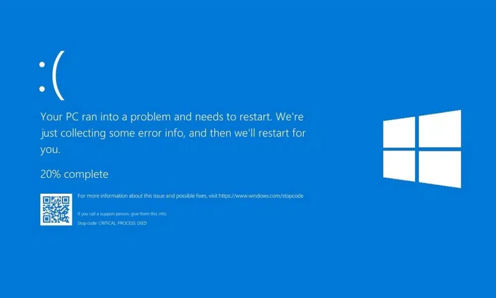 Solve the blue screen problem in Windows 10 حل مشكلة الشاشة الزرقاء في ويندوز 10.jpg