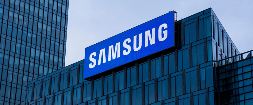 samsung electronics building logo