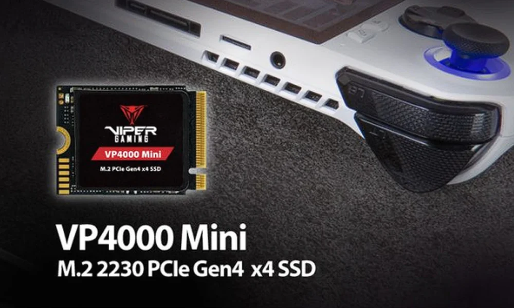 Patriot Memorys Viper Gaming division VP4000 Mini M.2 2230 SSD