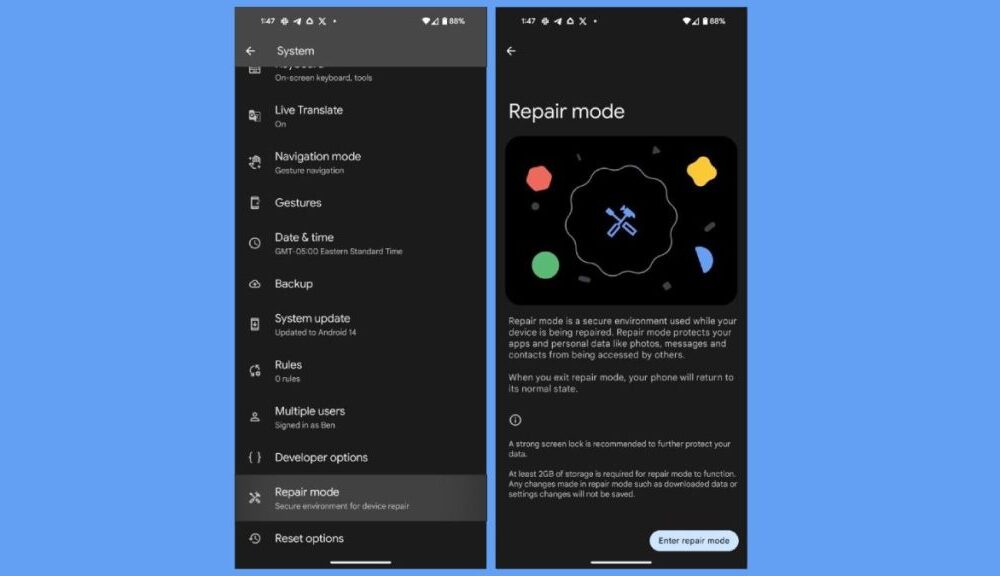 google pixel repair mode 1024x576 1