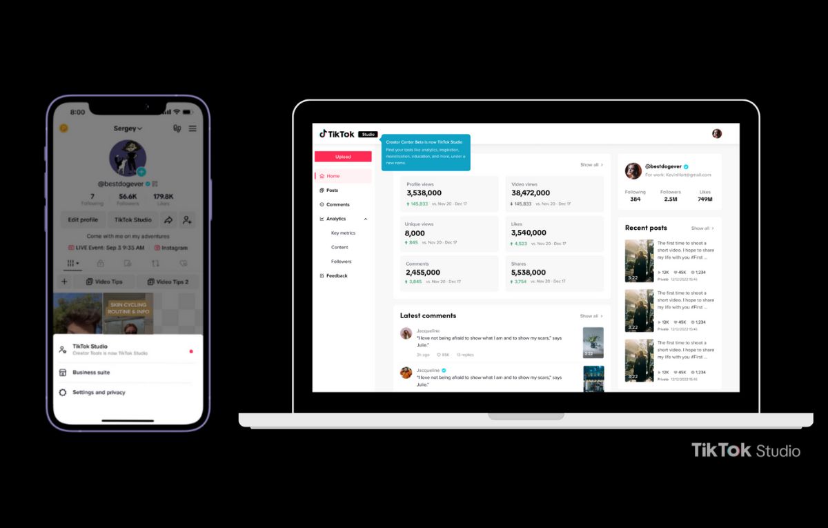 tiktok studio