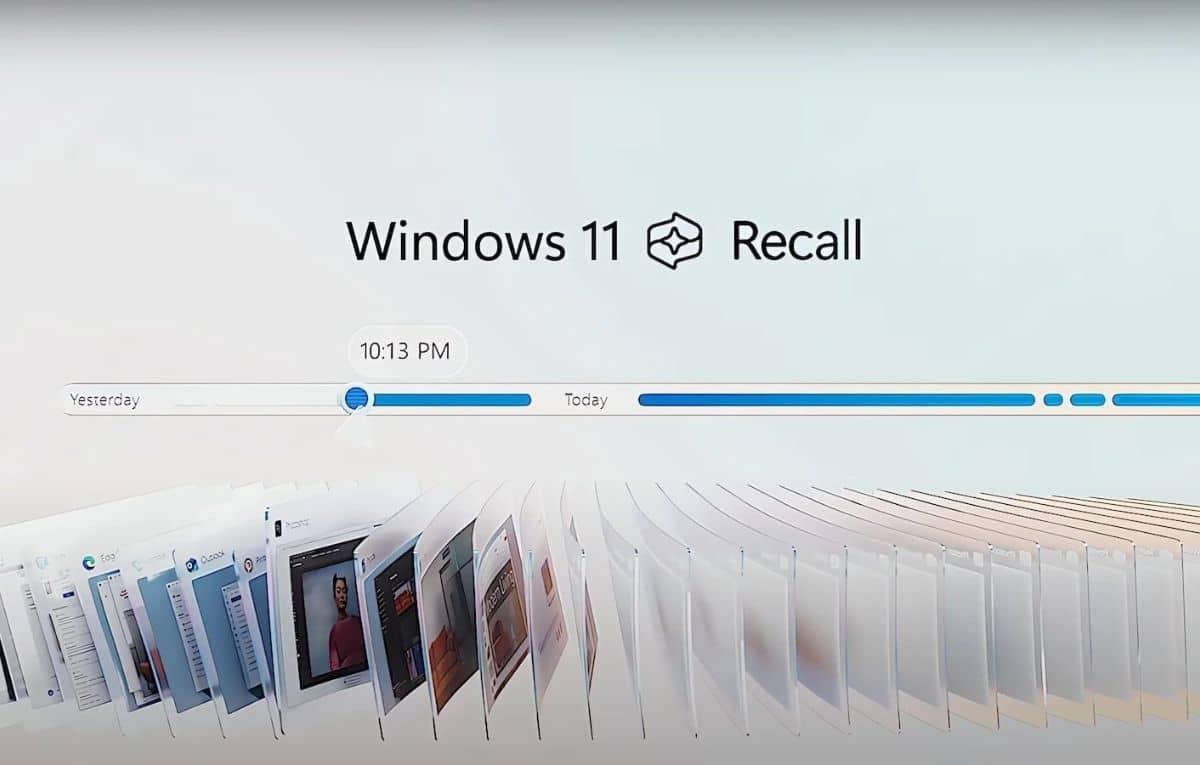 Microsoft Recall feature