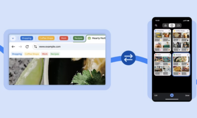 ميزة جديدة في Chrome لتسهيل نقل علامات التبويب بين الهاتف وسطح المكتب
