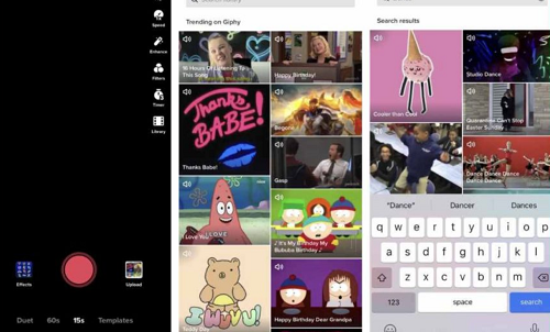 TikTok وGiphy شراكة جديدة لدمج صور GIF الذكية في الرسائل المباشرة