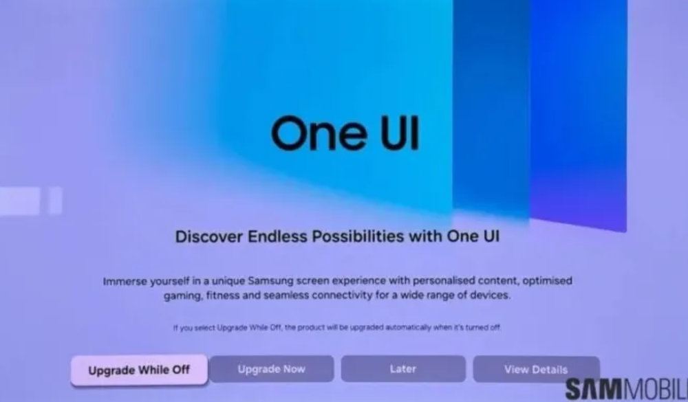 سامسونج تبدأ بطرح تحديث One UI لأجهزة التلفاز الذكية قبل الموعد المتوقع