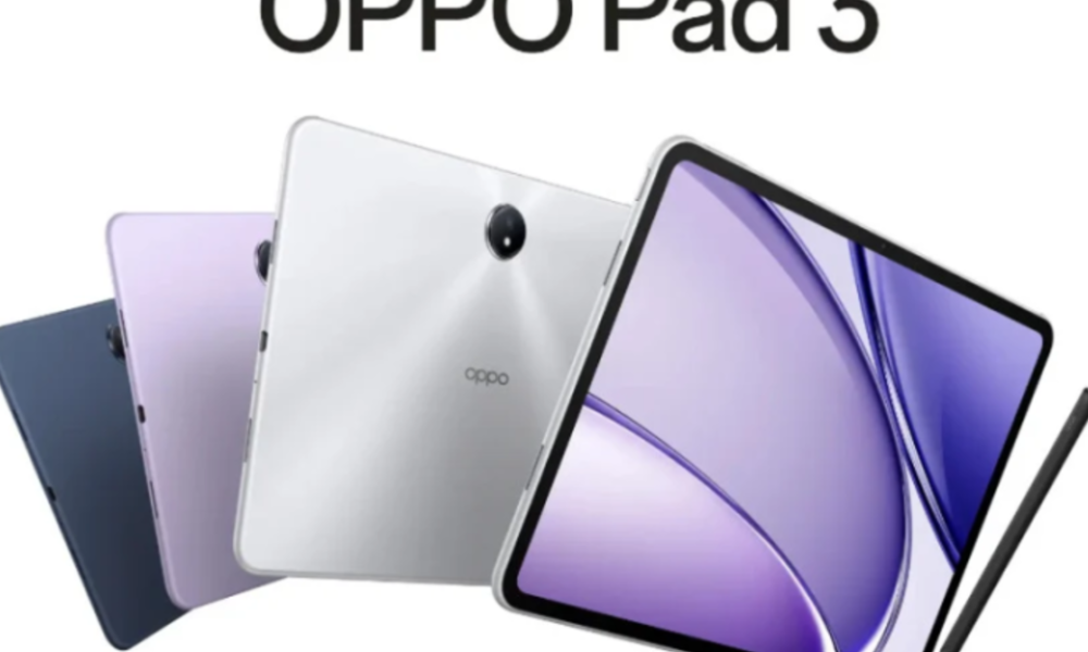 أداء متفوق وتصميم أنيق. أوبو تكشف النقاب عن جهازها اللوحي Oppo Pad 3