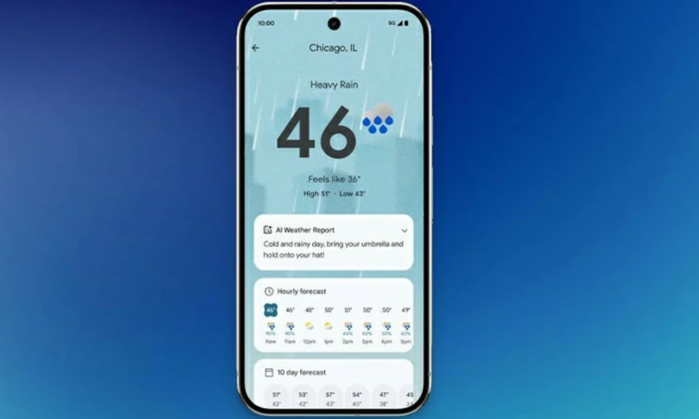 إطلاق تطبيق Pixel Weather لأجهزة Pixel 6 وما بعدها