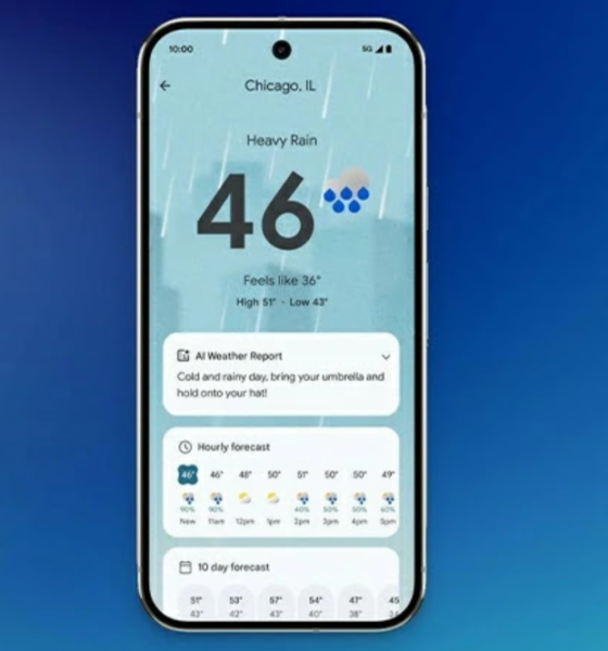 إطلاق تطبيق Pixel Weather لأجهزة Pixel 6 وما بعدها