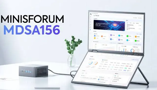 شاشة Minisforum MDSA156 المزدوجة تقنية متقدمة بسعر أقل من 250 دولارًا