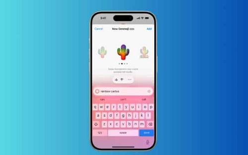 Genmoji إنشاء رموز تعبيرية بالذكاء الاصطناعي في iOS 18.2