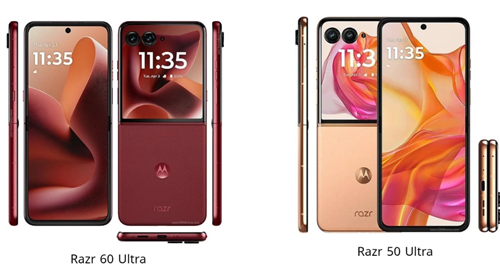مقارنة شاملة بين Motorola Razr 60 Ultra وRazr 50 Ultra التطورات والتحسينات