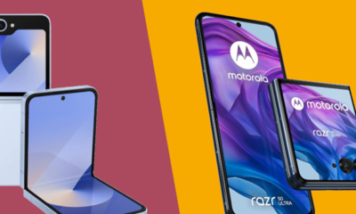 مقارنة شاملة بين Motorola Razr 60 Ultra وSamsung Galaxy Z Flip6