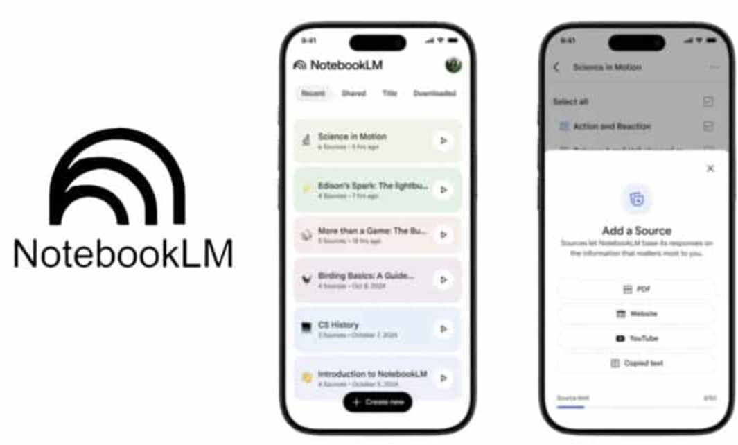 NotebookLM ينطلق رسميًا جوجل تُحدث ثورة في إنتاج المحتوى الذكي عبر تطبيق مجاني جديد