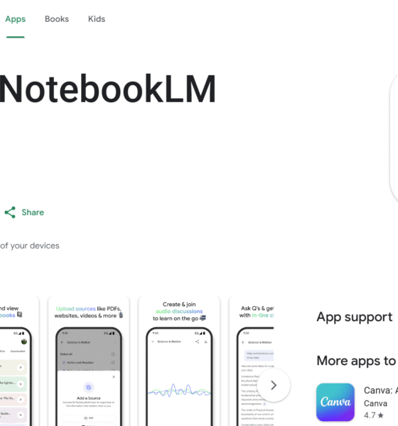 تطبيق NotebookLM