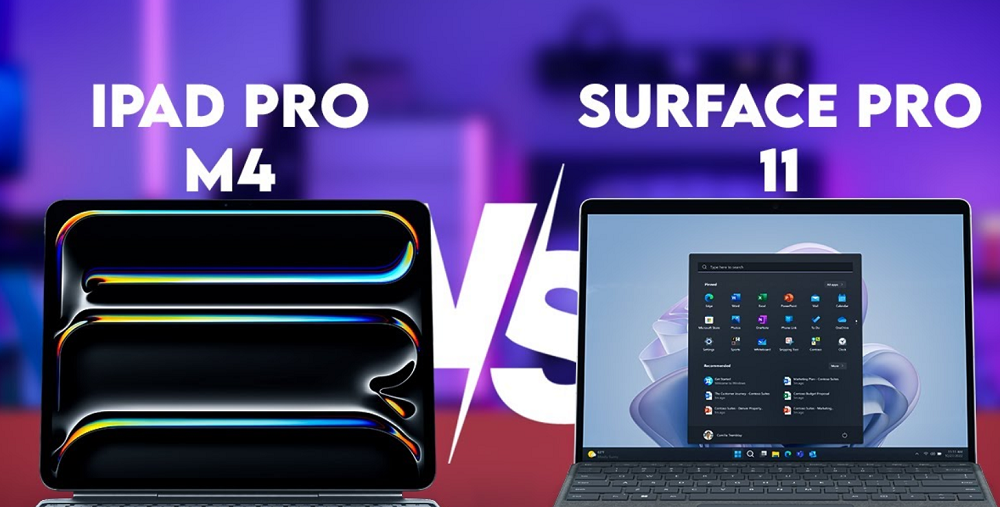 مواجهة تقنية بين عملاقين iPad Pro M4 أم Surface Pro