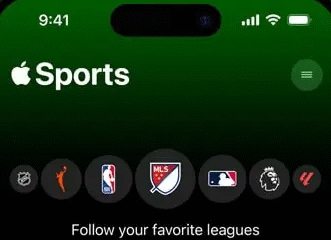 آبل تُعيد تشكيل تجربة المتابعة الرياضية مع تحديث شامل لتطبيق Apple Sports