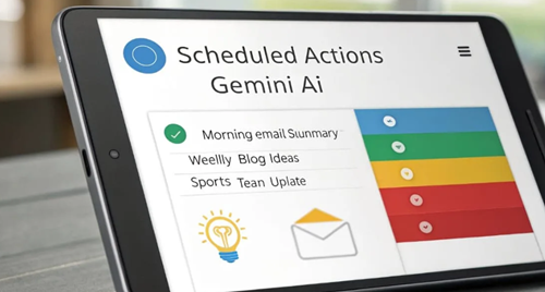 الإجراءات المجدولة تدفع Gemini نحو جيل جديد من المساعدات الذكية