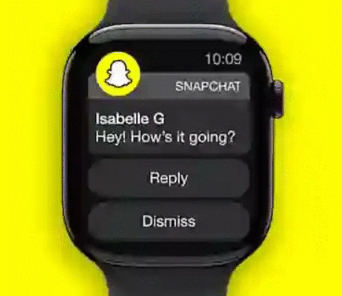سناب شات يسبق منافسيه بإطلاق نسخة مخصصة لساعات أبل ووتش