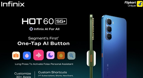 Infinix تُطلق هاتفًا جديدًا بميزة ذكاء اصطناعي مبتكرة Hot 60 5G+ قريبًا في الأسواق