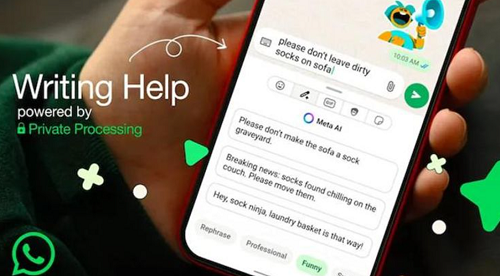 واتساب يطلق مساعد كتابة ذكي بالذكاء الاصطناعي لتحسين المحادثات