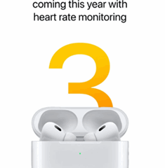 AirPods Pro 3 بميزة صحية جديدة مراقبة معدل ضربات القلب