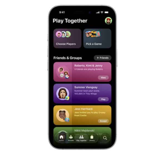 تطبيق الألعاب الجديد في iOS 26 منصة آبل الشاملة لعشاق اللعب