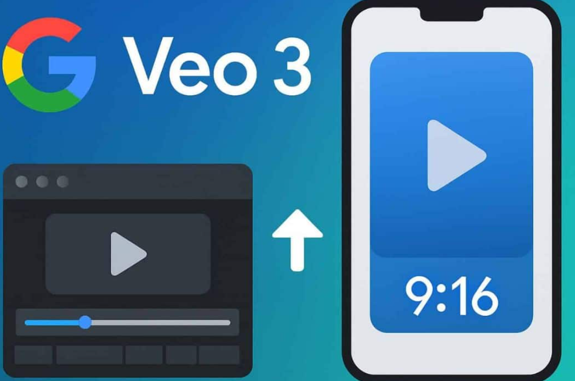 جوجل تدعم الفيديو العمودي بالذكاء الاصطناعي عبر Veo 3
