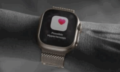 ميزة تنبيهات ارتفاع ضغط الدم في ساعات آبل الذكية