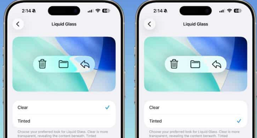 آبل تُعدّل تصميم الزجاج السائل في iOS 26.1 بعد انتقادات المستخدمين