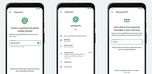 واتساب تعيد تعريف الخصوصية بإطلاق نظام أسماء المستخدمين بدلًا من أرقام الهواتف 32 واتساب تعيد تعريف الخصوصية بإطلاق نظام أسماء المستخدمين بدلًا من أرقام الهواتف
