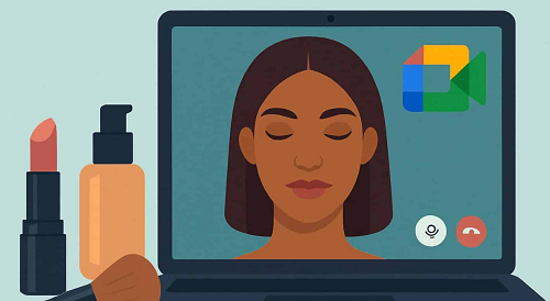 غوغل مييت يُطلق فلتر مكياج ذكي بالذكاء الاصطناعي خطوة تنافس زووم وتيمز