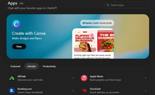 ChatGPT يتحول إلى منصة تطبيقات OpenAI تدشّن متجرًا موحّدًا للتجارب الذكية