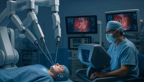 روبوت جراحي ذاتي التشغيل يحقق إنجازًا تاريخيًا الجراحة بالذكاء الاصطناعي دون تدخل بشري مباشر
