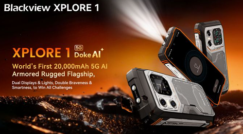 Blackview تطلق Xplore 1 هاتف متين بذاكرة 16 جيجابايت واتصال لاسلكي بعيد المدى دون شبكة خلوية