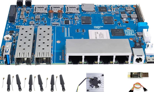 Banana Pi تكشف لوحة راوتر احترافية بدعم Wi-Fi 7 وشبكات 10 جيجابت