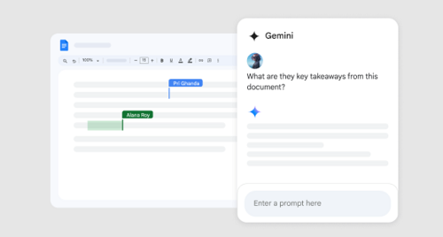 جوجل تعزز قدرات Gemini في Workspace لكتابة المستندات وتحليل البيانات وإنشاء العروض