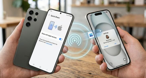 هواتف Android التي تدعم مشاركة الملفات مع AirDrop عبر ميزة Quick Share