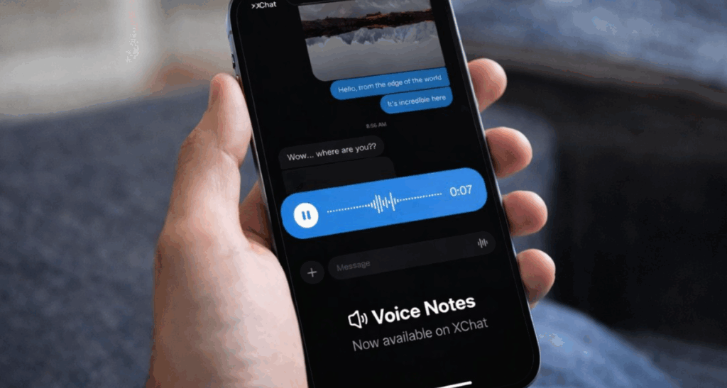 إكس تستعيد ميزة الرسائل الصوتية تحديث يعزز تجربة الدردشة في X Chat 32 إكس تستعيد ميزة الرسائل الصوتية تحديث يعزز تجربة الدردشة في X Chat