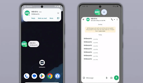 واتساب يطور تجربة الإشعارات ميزة الفقاعات العائمة تقترب من المستخدمين