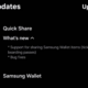 Samsung Wallet يدعم مشاركة التذاكر وبطاقات السفر عبر Quick Share