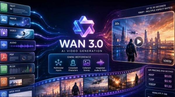 علي بابا تطلق نموذج Wan3.0 لتوليد الفيديو بالذكاء الاصطناعي