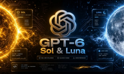 GPT 6 Sol وGPT 6 Luna. OpenAI تخفض التكلفة والأخطاء في نماذجها الجديدة 1