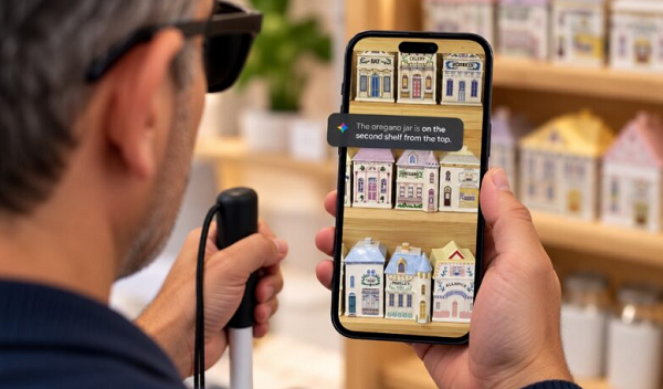 Guided Vision من جوجل يحول كاميرا الهاتف إلى مساعد صوتي لضعاف البصر 2 Guided Vision من جوجل يحول كاميرا الهاتف إلى مساعد صوتي لضعاف البصر