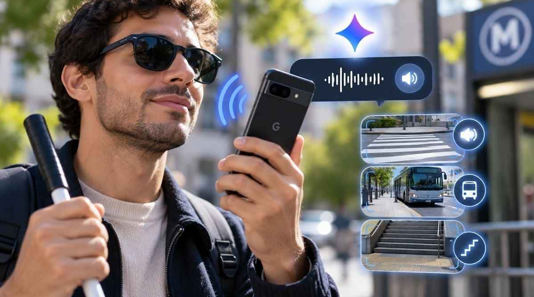 Guided Vision من جوجل يحول كاميرا الهاتف إلى مساعد صوتي لضعاف البصر 1